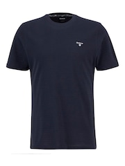 Barbour® Blue Danbrooke Tailored T-Shirt - Image 6 of 7