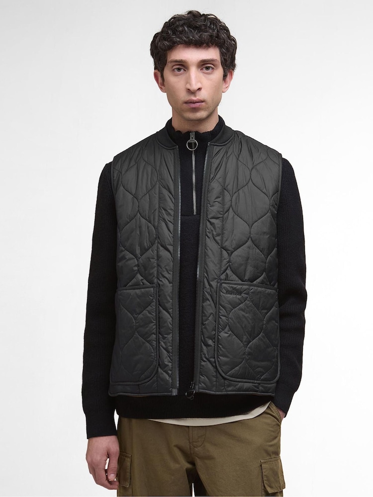 Barbour® Black Utility Liddesdale Quilted Gilet - Image 1 of 7