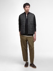 Barbour® Black Utility Liddesdale Quilted Gilet - Image 3 of 7