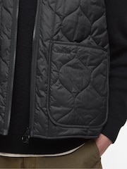 Barbour® Black Utility Liddesdale Quilted Gilet - Image 5 of 7