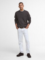 Barbour® Dark Oak Tainsbury Crew Jumper - Image 3 of 7
