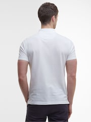 Barbour® White Blaine Tailored Polo Shirt - Image 2 of 5