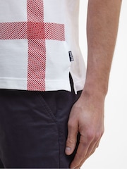 Barbour® White Blaine Tailored Polo Shirt - Image 4 of 5