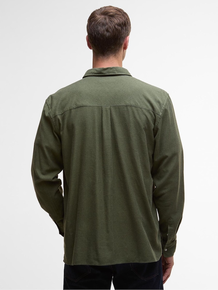 Barbour® Olive Sealane Relaxed Shirt - Image 2 of 7