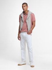 Barbour® Earth Pink Classic Polo Shirt - Image 3 of 7