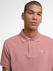 Barbour® Earth Pink Classic Polo Shirt - Image 4 of 7