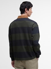 Barbour® Black Newclose OS Rugby Shirt - Image 2 of 6