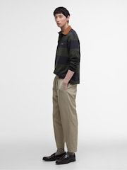 Barbour® Black Newclose OS Rugby Shirt - Image 3 of 6