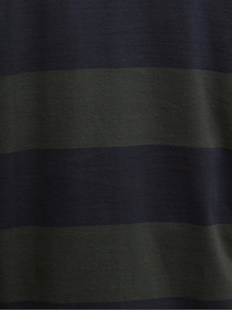 Barbour® Black Newclose OS Rugby Shirt - Image 6 of 6