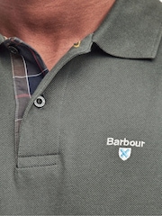 Barbour® Forest Green Classic Polo Shirt - Image 3 of 7