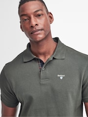 Barbour® Forest Green Classic Polo Shirt - Image 5 of 7