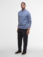Barbour® Blue Stone Talder Half Zip Jumper - Image 3 of 7