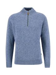 Barbour® Blue Stone Talder Half Zip Jumper - Image 7 of 7