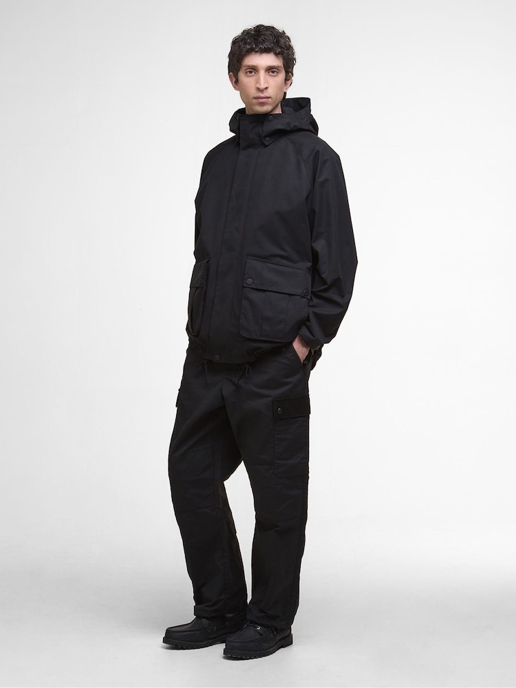 Barbour® Black Spey Showerproof Jacket - Image 2 of 8