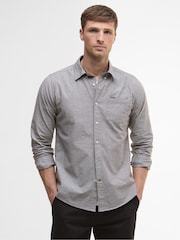 Barbour® Grey Marsden Tailored Oxford Shirt - Image 1 of 5