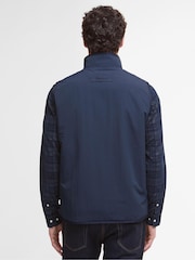 Barbour® Blue Reversible Fleece Gilet - Image 2 of 8