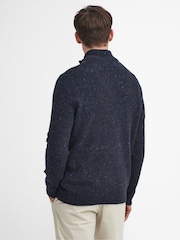 Barbour® Navy Tainsbury Half Zip Sweater - Image 2 of 7