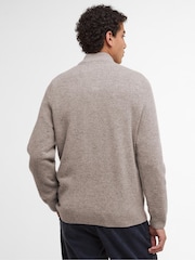 Barbour® Natural Tainsbury Half Zip Sweater - Image 2 of 7