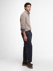 Barbour® Natural Tainsbury Half Zip Sweater - Image 3 of 7
