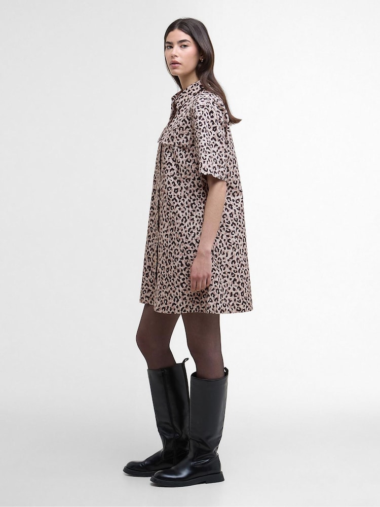 Barbour® International Cream Harley Mini Dress - Image 2 of 8