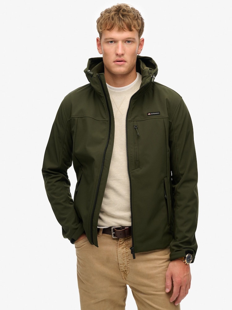Superdry мягкая куртка-треккер с капюшоном и ракушками - Изображение 2 из 5