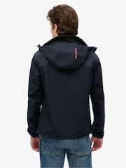Superdry Blue Hooded Soft Shell Trekker Jacket - Image 2 of 5