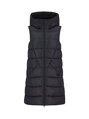 Barbour® International Black Cecilla Puffer Gilet - Image 7 of 7