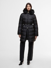 Barbour® International Black Anastasia Puffer Coat - Image 2 of 8