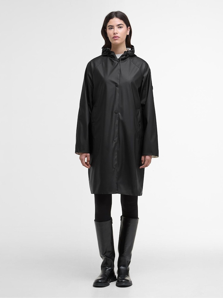 Barbour® International Black Showerproof Coat - Image 1 of 7