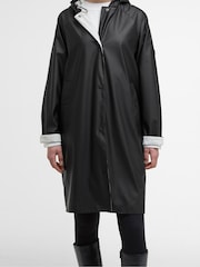 Barbour® International Black Showerproof Coat - Image 4 of 7