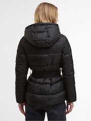 Barbour® International Black Short Track Line Puffer Jacket - Image 2 of 10