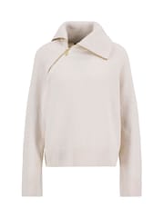 Barbour® International Cream Knitted Jumper - Image 6 of 7