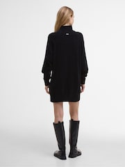 Barbour® International Black Saskia Knitted Mini Dress - Image 3 of 8