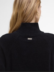 Barbour® International Black Saskia Knitted Mini Dress - Image 5 of 8