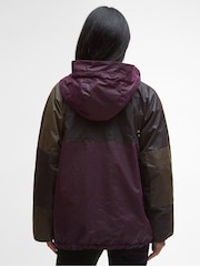 Barbour® Purple Keeley Wax Jacket - Image 3 of 7