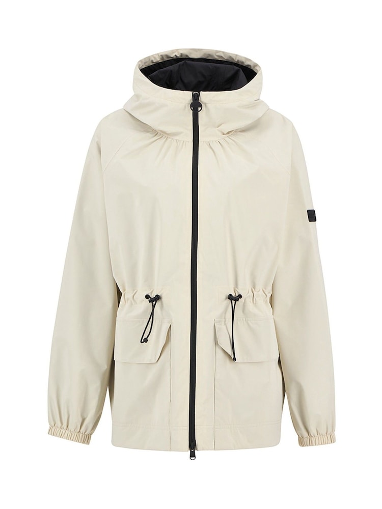 Barbour® International Cream Waterproof Jacket - Image 1 of 1 Barbour® International Cream Waterproof Jacket - Image 1 of 1