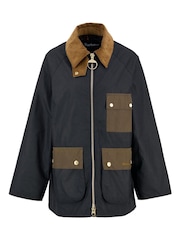 Barbour® Black Luella Wax Jacket - Image 6 of 7