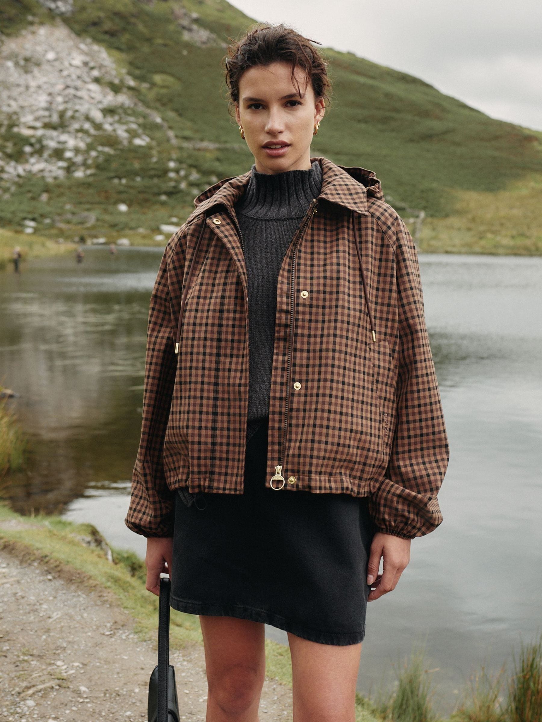 Buy Barbour® Brown Audrey Showerproof Jacket from Next Poland