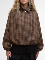 Barbour® Brown Audrey Showerproof Jacket - Image 5 of 8