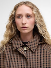Barbour® Brown Audrey Showerproof Jacket - Image 6 of 8