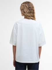 Barbour® White Harper T-Shirt - Image 3 of 6