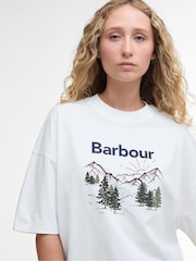 Barbour® White Harper T-Shirt - Image 4 of 6