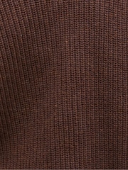 Barbour® Brown Robyn Knitted Jumper - Image 8 of 8