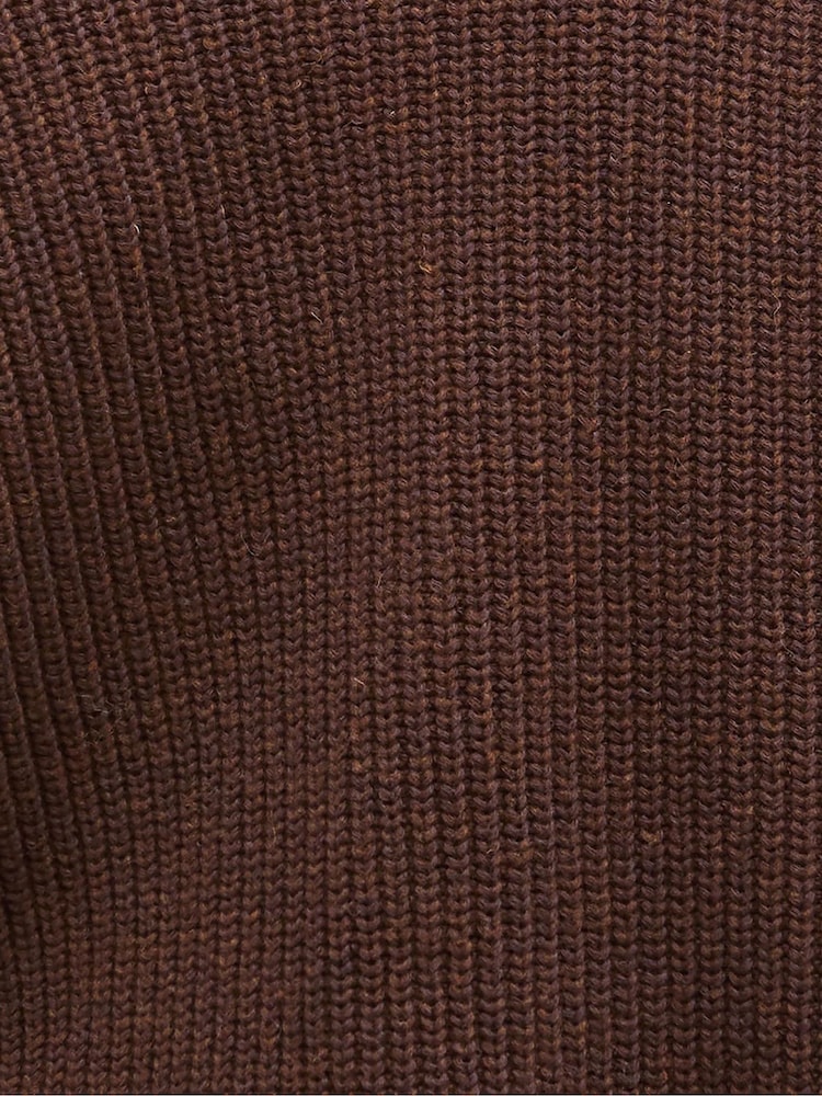Barbour® Brown Robyn Knitted Jumper - Image 8 of 8