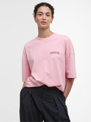 Barbour® Pink Claydon T-Shirt - Image 1 of 6