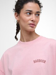 Barbour® Pink Claydon T-Shirt - Image 4 of 6