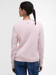 Barbour® Pink Woodhouse Knitted Jumper - Image 2 of 7