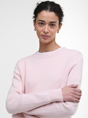Barbour® Pink Woodhouse Knitted Jumper - Image 4 of 7