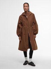 Barbour® Brown Sidney Waterproof Parka Jacket - Image 1 of 8