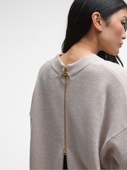 Barbour® Cream Leonie Knitted Jumper - Image 5 of 7